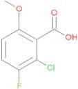 2-chloro-3-fluoro-6-methoxybenzoic acid