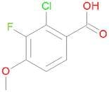 2-Chloro-3-fluoro-4-methoxybenzoic acid
