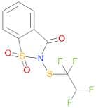 2-((1,1,2,2-tetrafluoroethyl)thio)benzo[d]isothiazol-3(2H)-one 1,1-dioxide