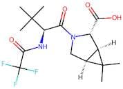 (1R,2S,5S)-3-((S)-3,3-Dimethyl-2-(2,2,2-trifluoroacetamido)butanoyl)-6,6-dimethyl-3-azabicyclo[3.1…