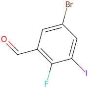 5-Bromo-2-fluoro-3-iodobenzaldehyde