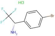 (1S)-1-(4-Bromophenyl)-2,2,2-trifluoroethanamine;hydrochloride
