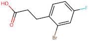 3-(2-Bromo-4-fluorophenyl)propanoic acid