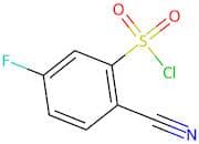 2-Cyano-5-fluorobenzenesulfonyl chloride