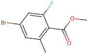 Methyl 4-bromo-2-fluoro-6-methylbenzoate