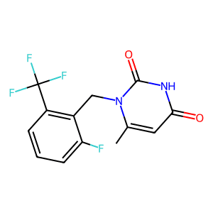1-(2-Fluoro-6-(trifluoromethyl)benzyl)-6-methylpyrimidine-2,4(1H,3H)-dione