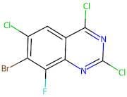 7-Bromo-2,4,6-trichloro-8-fluoroquinazoline
