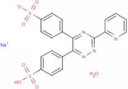 Sodium 4-[3-(pyridin-2-yl)-6-(4-sulphophenyl)-1,2,4-triazin-5-yl]benzenesulphonate hydrate