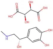 (−)-Epinephrine (+)-bitartrate salt