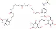 N-[2-[2-[2-[(N-Biotinyl-caproylamino)-ethoxy)ethoxyl]-4-[2-(trifluoromethyl)-3H-diazirin-3-yl]benz…
