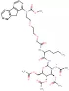 2-Acetamido-3,4,6-tri-O-acetyl-2-deoxy-N-(2-(2-(fluorenylmethyloxycarbonylamino)ethoxy)ethoxy)acet…