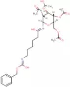 2-Acetamido-3,4,6-tri-O-acetyl-N-(N-Cbz-ε-aminocaproyl)-2-deoxy-β-D-glucopyranosylamine