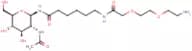 2-Acetamido-2-deoxy-N-(2-(2-aminoethoxy)ethoxy)acetylaminohexanoyl-β-D-glucopyranosylamine