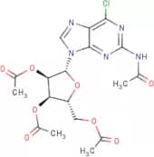 2-Acetamido-6-chloro-9-(2,3,5-tri-O-acetyl-β-D-ribofuranosyl)purine