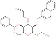 Ethyl 3-O-allyl-4,6-O-benzylidene-2-O-naphthylmethyl-1-thio-β-D-glucopyranoside