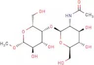 Methyl 4-O-(2-acetamido-2-deoxy-β-D-glucopyranosyl)-β-D-galactopyranoside