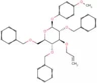 4-Methoxyphenyl 3-O-allyl-2,4,6-tri-O-benzyl-β-D-galactopyranoside