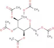 1,2,3,4,6-Penta-O-acetyl-β-D-glucopyranose-1,6-13C2