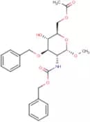Methyl 6-O-acetyl-3-O-benzyl-2-benzyloxycarbonylamino-2-deoxy-α-D-glucopyranoside