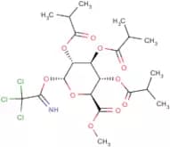 2,3,4-Tri-O-isobutyryl-1-O-trichloroacetimidoyl-α-D-glucopyranuronic acid methyl ester