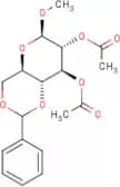 Methyl 2,3-di-O-acetyl-4,6-O-benzylidene-β-D-glucopyranoside