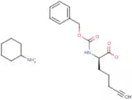 Cbz-D-bishomopropargylglycine CHA salt