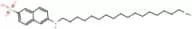 N-Octadecylnaphthyl-2-amino-6-sulphonic acid