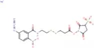 Sulphosuccinimidyl 2-(3-azido-2-nitrobenzamido)ethyl-1,3'-dithiopropionate