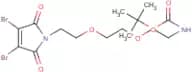3,4-Dibromo-Mal-PEG2-Boc-Amine