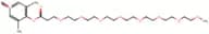 (4-formyl-2,6-dimethylphenol)-m-PEG8-acid ester