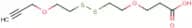 Propargyl-PEG1-SS-PEG1-acid