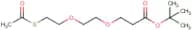 S-acetyl-PEG2-t-butyl ester