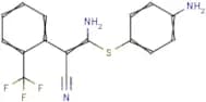 3-Amino-3-((4-aminophenyl)thio)-2-(2-(trifluoromethyl)phenyl)acrylonitrile