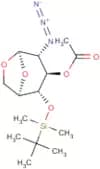 3-O-Acetyl-1,6-anhydro-2-azido-2-deoxy-4TBDMS-β-D-glucopyranose