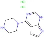 1-{1H-pyrrolo[2,3-d]pyrimidin-4-yl}piperazine 2HCl