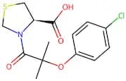 (4R)-3-[2-(4-chlorophenoxy)-2-methylpropanoyl]-1,3-thiazolidine-4-carboxylic acid