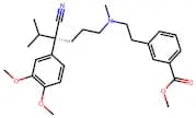 Methyl 3-[2-[[(4R)-4-cyano-4-(3,4-dimethoxyphenyl)-5-methylhexyl]methylamino]ethyl]benzoate