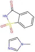 Saccharin 1-methylimidazole