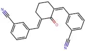 Benzonitrile, 3,3'-[(2-oxo-1,3-cyclohexanediylidene)dimethylidyne]bis-
