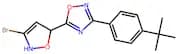 5-(3-bromo-4,5-dihydroisoxazol-5-yl)-3-(4-(tert-butyl)phenyl)-1,2,4-oxadiazole
