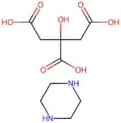Piperazine citrate