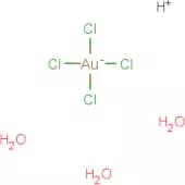 Hydrogen tetrachloroaurate(III) trihydrate