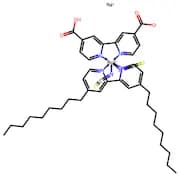 Bis(isothiocyanato)(2,2'-bipyridyl-4,4'-dicarboxylato)(4,4'-dinonyl-2,2'-bipyridyl)ruthenium(II) s…