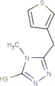 4-Methyl-3-[(thien-3-yl)methyl]-5-thio-4H-1,2,4-triazole
