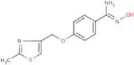 N'-Hydroxy-4-[(2-methyl-1,3-thiazol-4-yl)methoxy]benzenecarboximidamide
