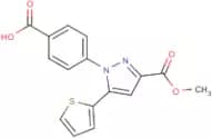 4-[3-(Methoxycarbonyl)-5-(thien-2-yl)-1H-pyrazol-1-yl]benzoic acid