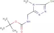 5-(Aminomethyl)-4-methyl-4H-1,2,4-triazole-3-thiol, 5-BOC protected