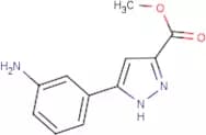 Methyl 5-(3-aminophenyl)-1H-pyrazole-3-carboxylate