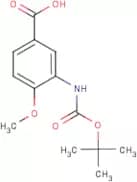 3-Amino-4-methoxybenzoic acid, N-BOC protected