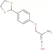 2-[4-(1,3-Dithiolan-2-yl)phenoxy]-N'-hydroxyethanimidamide